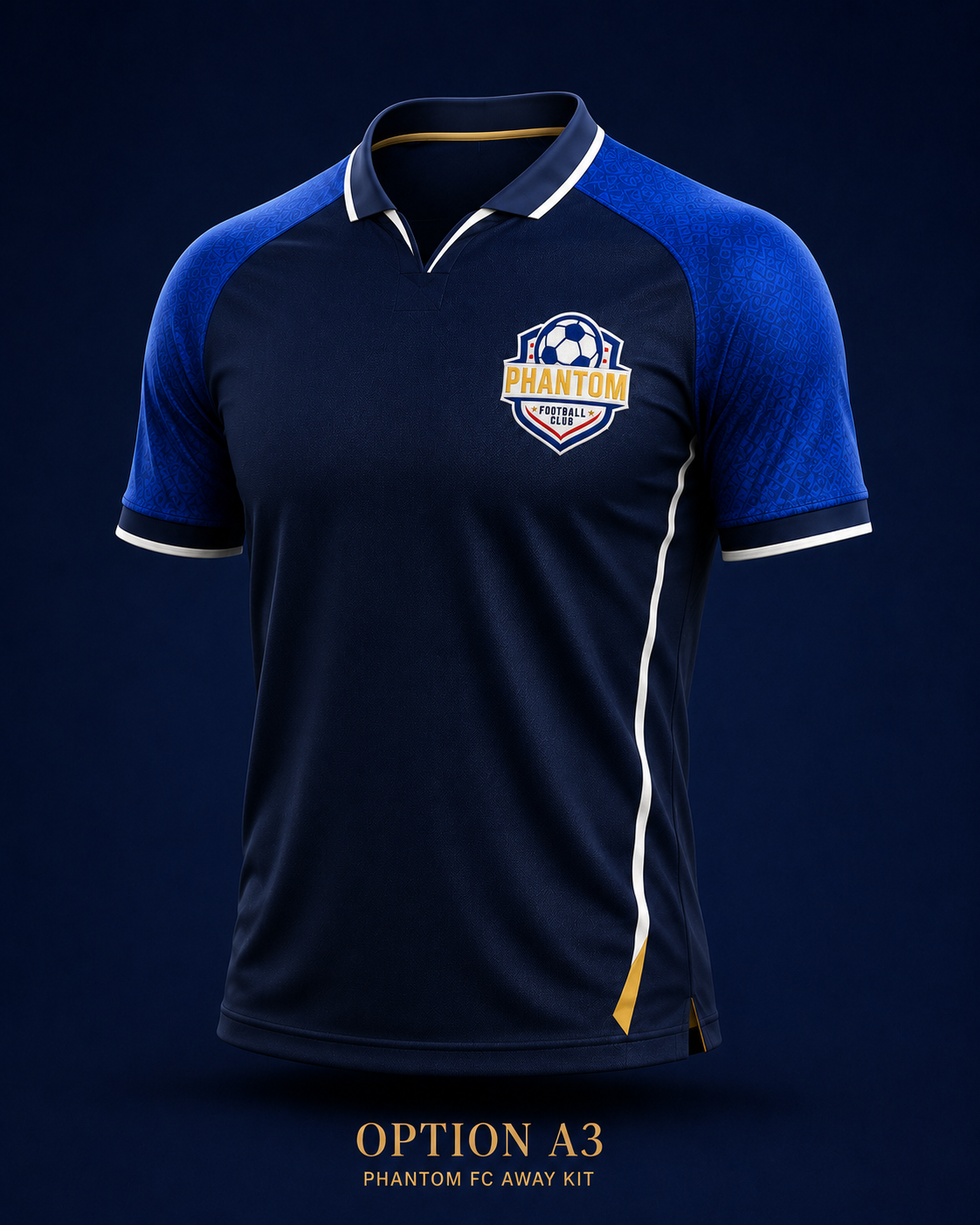 Phantom FC A3 away shirt design