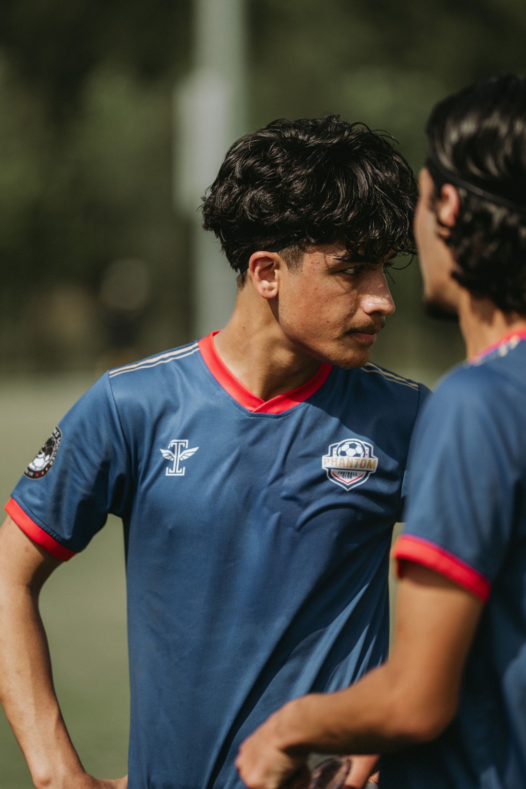Phantom FC player focused before returning to play